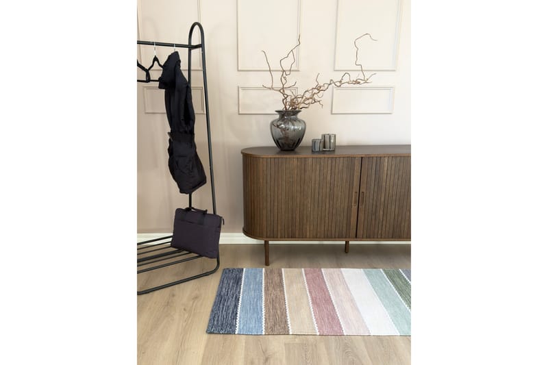 Mohsina Bomullsmatta 75x320 cm Oblong - Flerfärgad - Textil & mattor - Mattor - Modern matta - Bomullsmatta