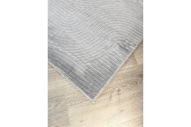 Momita Friezematta 160x230 cm Rektangulär - Grå - Textil & mattor - Mattor - Modern matta - Wiltonmattor