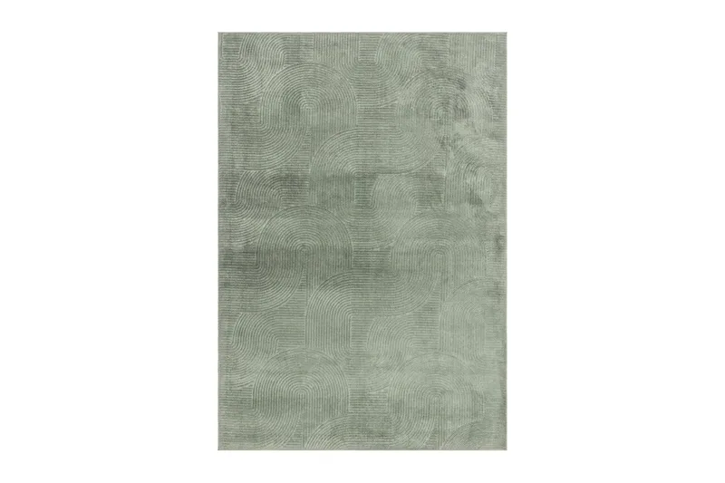 Momita Friezematta 160x230 cm Rektangulär - Grön - Textil & mattor - Mattor - Modern matta - Wiltonmattor