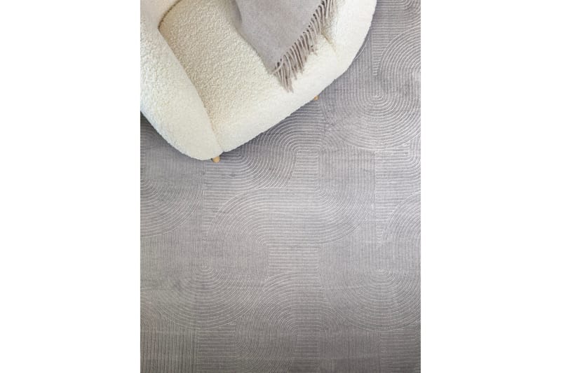 Momita Friezematta 80x150 cm Oblong - Grå - Textil & mattor - Mattor - Modern matta - Wiltonmattor