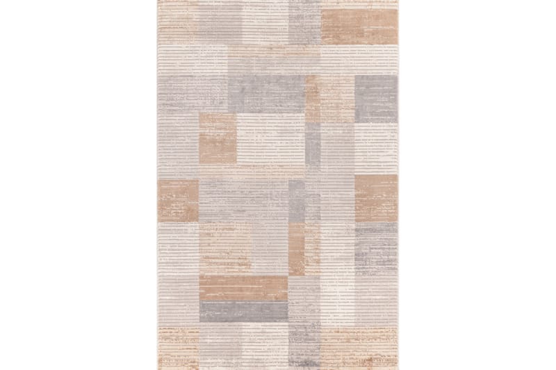 Motto Gångmatta 80x150 cm Rektangulär - Grå/Beige/Brun - Dörrmatta & hallmatta - Gångmattor