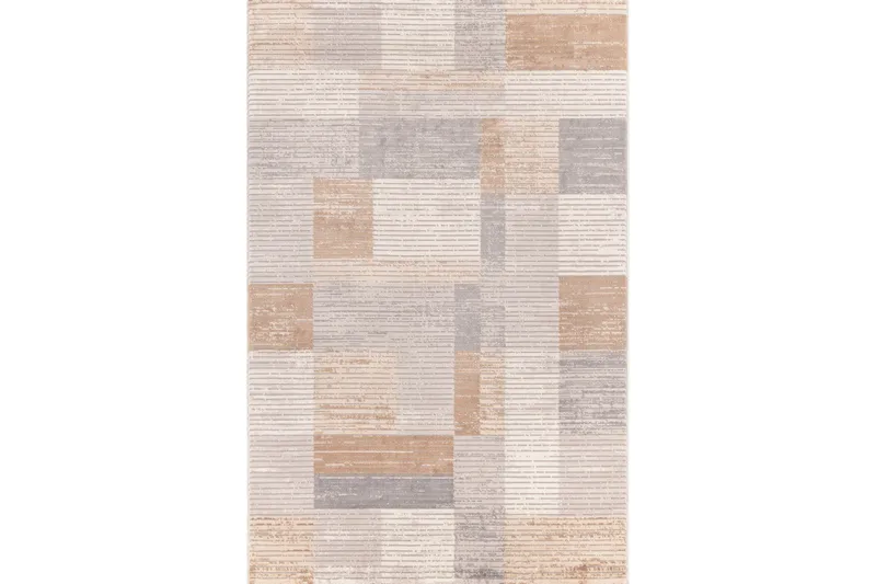 Motto Gångmatta 80x300 cm Rektangulär - Grå/Beige/Brun - Textil & mattor - Mattor - Modern matta - Gångmattor