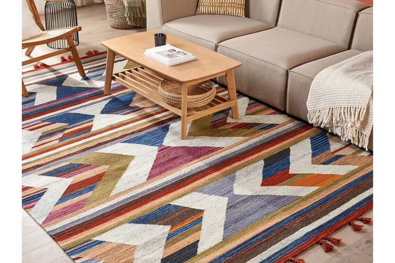 Mrgashat Ullmatta 200x300 cm - Blå - Textil & mattor - Mattor - Modern matta - Gångmattor