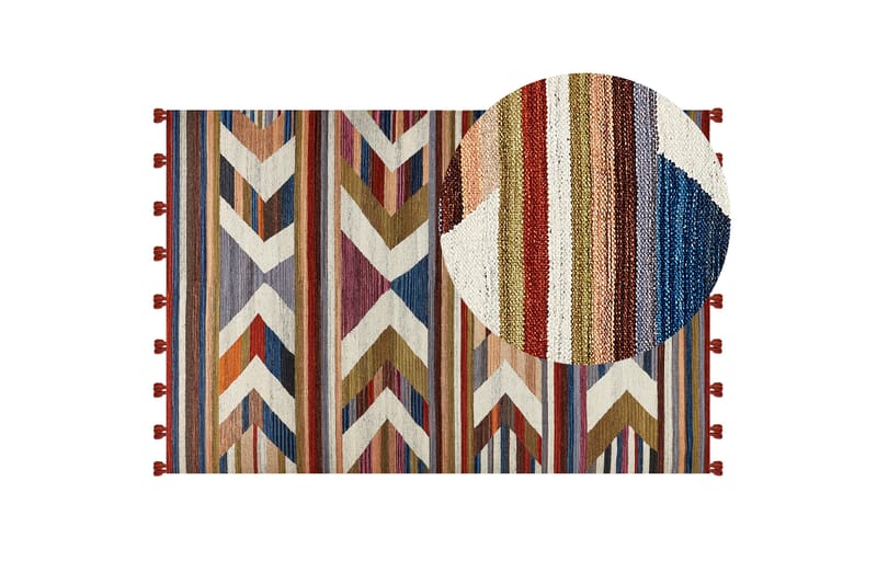 Mrgashat Ullmatta 200x300 cm - Blå - Textil & mattor - Mattor - Modern matta - Ullmatta