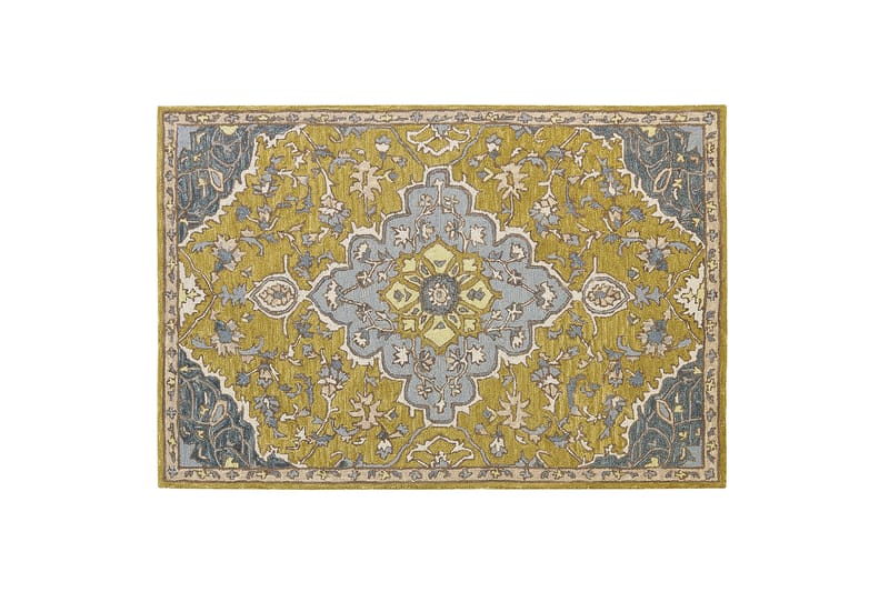 Mucur Ullmatta 140x200 cm - Gul - Textil & mattor - Mattor - Modern matta - Ullmatta