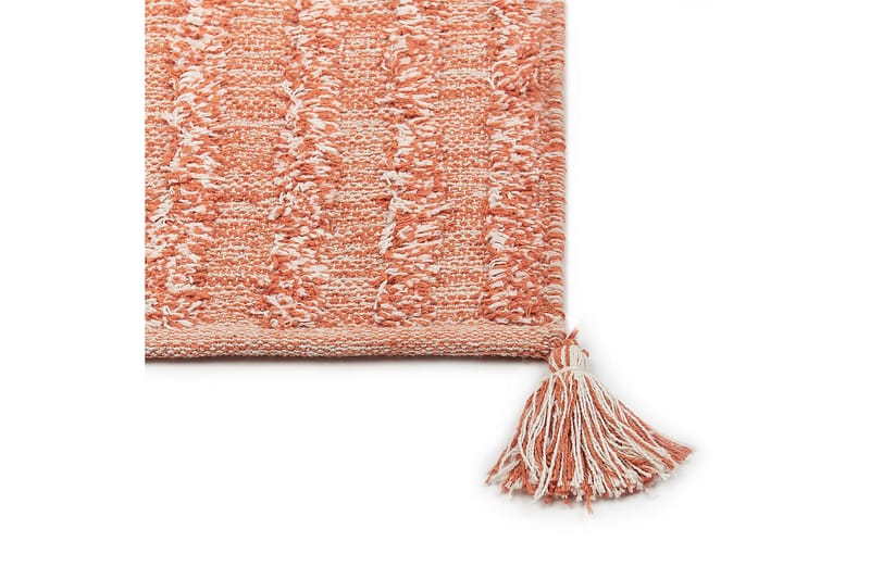 Mugla Ryamatta 160x230 cm - Orange - Textil & mattor - Mattor - Modern matta - Bomullsmatta