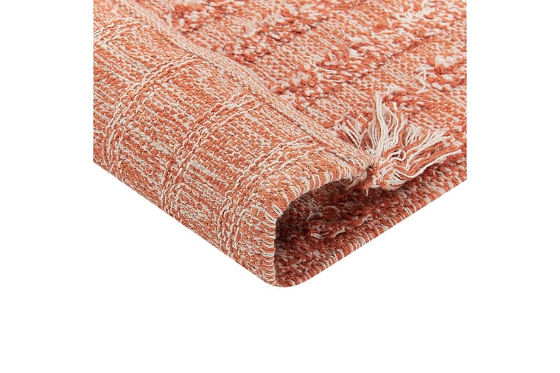 Mugla Ryamatta 160x230 cm - Orange - Textil & mattor - Mattor - Modern matta - Bomullsmatta