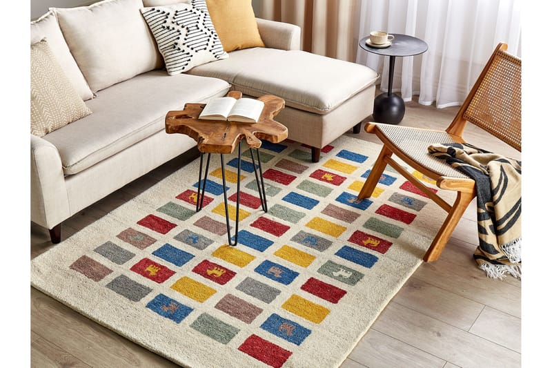 Muratli Ryamatta 140x200 cm - Beige - Textil & mattor - Mattor - Modern matta - Ryamatta & luggmatta