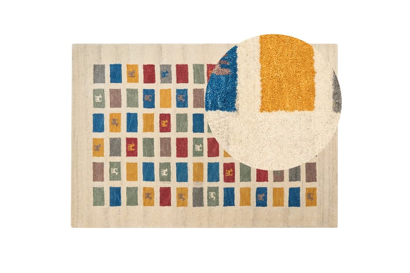 Muratli Ryamatta 160x230 cm - Beige - Textil & mattor - Mattor - Modern matta - Ryamatta & luggmatta