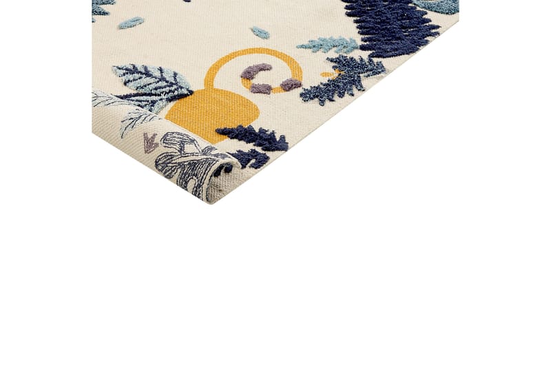 Naibos Bomullsmatta 80x150 cm - Beige - Textil & mattor - Mattor - Modern matta - Bomullsmatta