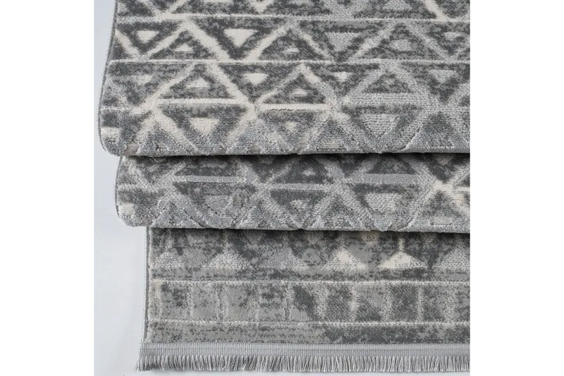 Naveena Gångmatta 80x150 cm Rektangulär - Grå/Creme - Textil & mattor - Mattor - Modern matta - Wiltonmattor