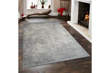 Naveena Gångmatta 80x150 cm Rektangulär - Grå/Creme - Textil & mattor - Mattor - Modern matta - Wiltonmattor