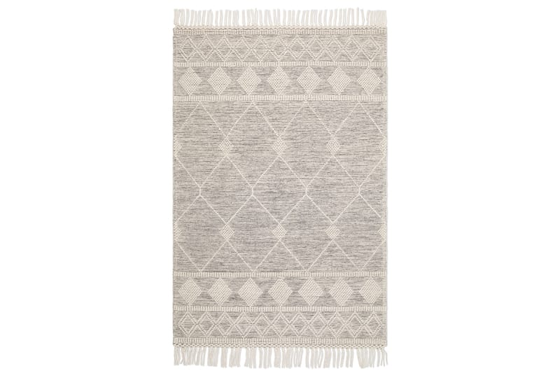 Nepal Ullmatta 200x300 cm - Svart - Textil & mattor - Mattor - Modern matta - Ullmatta
