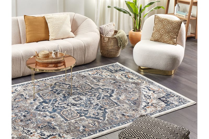 Nerkin Ryamatta 160x230 cm - Beige - Textil & mattor - Mattor - Modern matta - Ryamatta & luggmatta