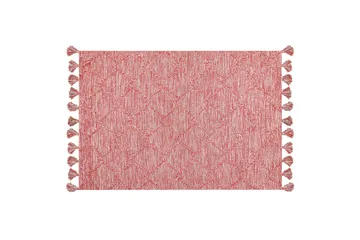Nigde Ryamatta 140x200 cm - Röd - Textil & mattor - Mattor - Modern matta - Bomullsmatta