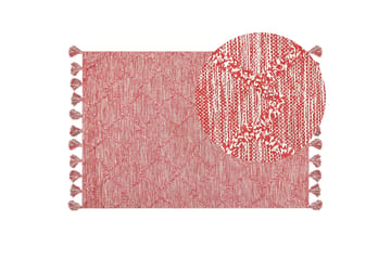 Nigde Ryamatta 160x230 cm - Röd - Textil & mattor - Mattor - Modern matta - Bomullsmatta