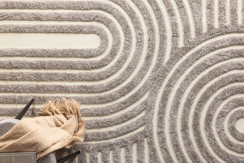 Nikita Ryamatta 200x290 cm - Grå - Textil & mattor - Mattor - Modern matta - Ryamatta & luggmatta