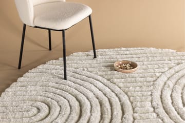 Niklas Polyester - 200*200- -Round-White - Textil & mattor - Mattor - Modern matta - Ryamatta & luggmatta