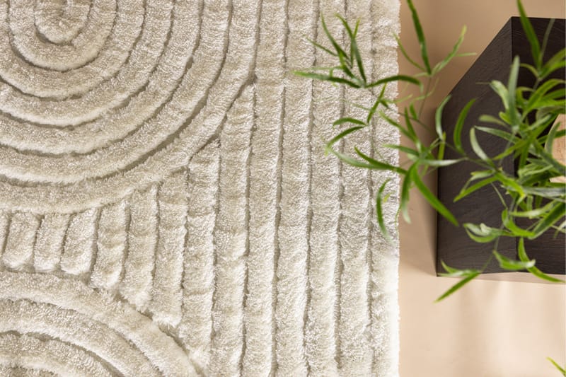 Niklas Ryamatta 160x230 cm - Vit - Textil & mattor - Mattor - Modern matta - Ryamatta & luggmatta