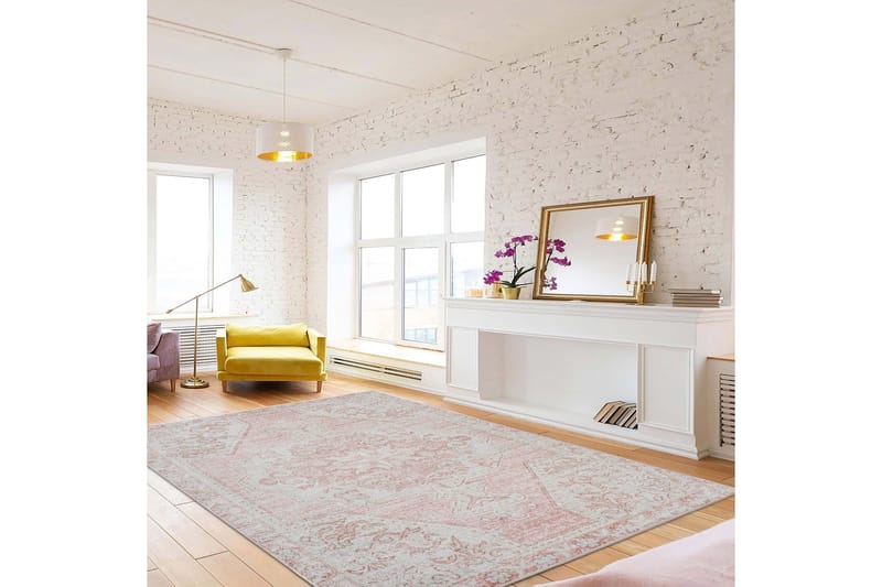 Nilam Bomullsmatta 160x230 cm Rektangulär - Creme - Textil & mattor - Mattor - Modern matta - Bomullsmatta