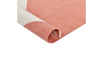 Nizip Ryamatta 140x200 cm - Rosa - Textil & mattor - Mattor - Modern matta - Bomullsmatta