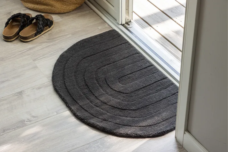 Nora Ullmatta 50x80 cm - Grå - Textil & mattor - Mattor - Modern matta - Ullmatta