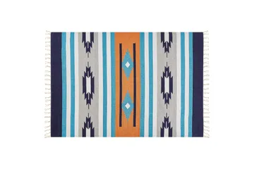 Noratus Bomullsmatta 200x300 cm - Blå - Textil & mattor - Mattor - Modern matta - Bomullsmatta