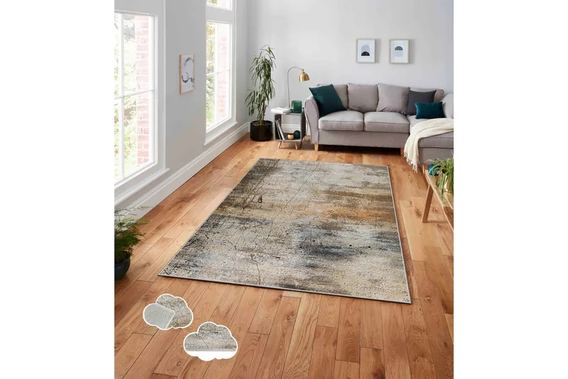 Nunki Wiltonmatta 140x220 cm Rektangulär - Flerfärgad - Textil & mattor - Mattor - Modern matta - Wiltonmattor