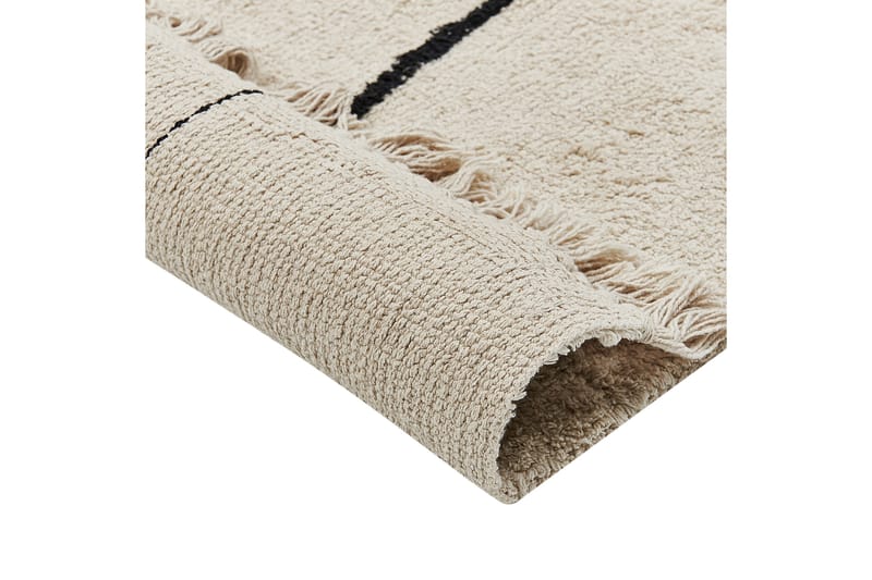 Nuru Bomullsmatta 140x200 cm - Beige - Textil & mattor - Mattor - Modern matta - Bomullsmatta