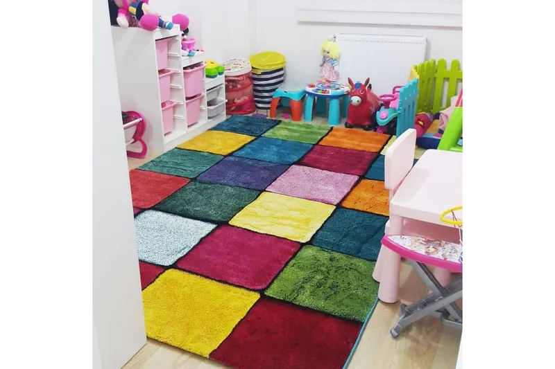 Omendra Wiltonmatta 160x230 cm Rektangulär - Flerfärgad - Textil & mattor - Mattor - Modern matta - Friezematta