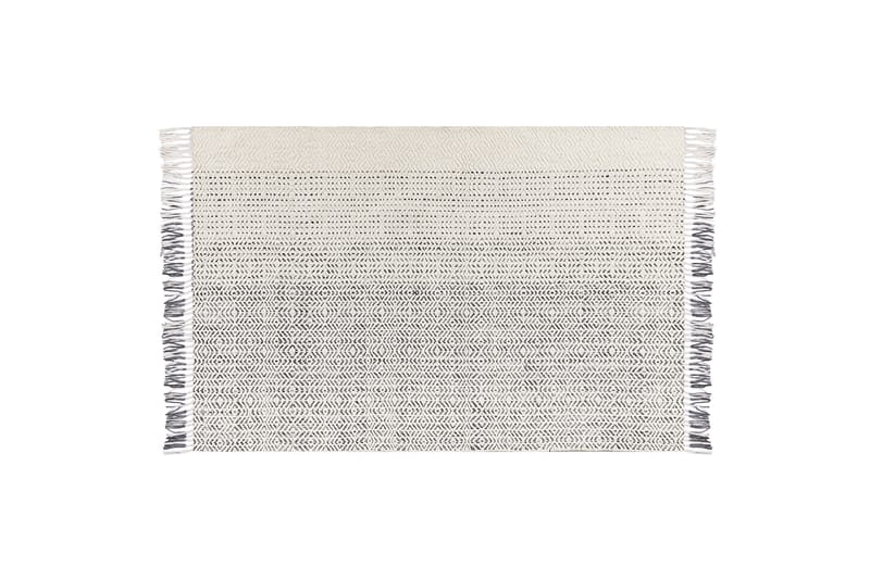Omerli Ullmatta 140x200 cm - Svart/Vit - Textil & mattor - Mattor - Modern matta - Ullmatta