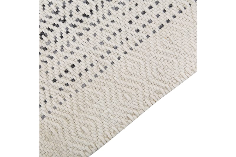 Omerli Ullmatta 140x200 cm - Svart/Vit - Textil & mattor - Mattor - Modern matta - Ullmatta