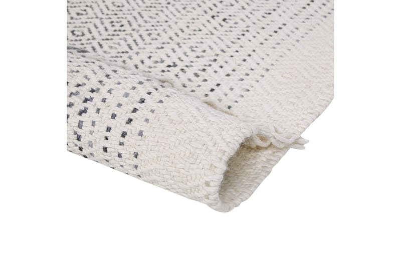 Omerli Ullmatta 140x200 cm - Svart/Vit - Textil & mattor - Mattor - Modern matta - Ullmatta