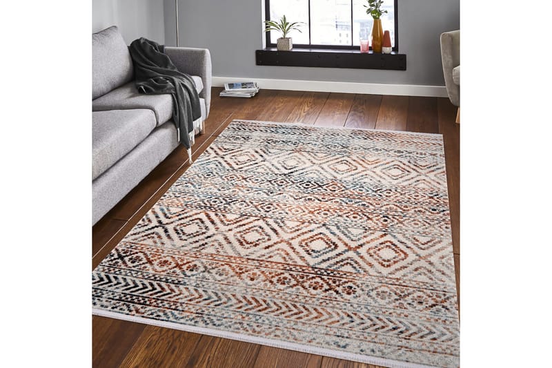 Ouartas Gångmatta 75x300 cm Rektangulär - Flerfärgad - Textil & mattor - Mattor - Modern matta - Gångmattor