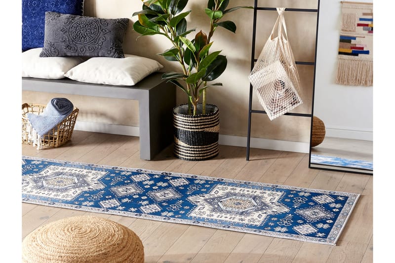 Parvakadli Ryamatta 60x200 cm - Blå - Textil & mattor - Mattor - Modern matta - Ryamatta & luggmatta