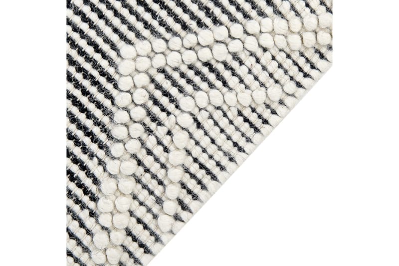 Pazar Ullmatta 160x230 cm - Svart/Vit - Textil & mattor - Mattor - Modern matta - Ullmatta