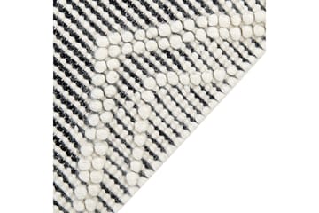 Pazar Ullmatta 160x230 cm - Svart/Vit - Textil & mattor - Mattor - Modern matta - Ullmatta
