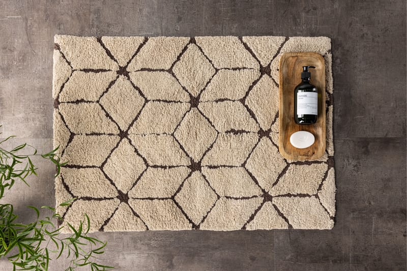Petrus Wiltonmatta 60x90 cm - Brun - Textil & mattor - Mattor - Modern matta - Wiltonmattor
