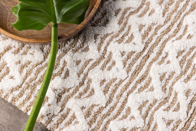 Philippa Bomullsmatta 60x90 cm - Beige - Textil & mattor - Mattor - Modern matta - Bomullsmatta