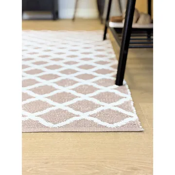 Plastmatta Hilma Wave - 70x250 cm, Rosa - Textil & mattor - Mattor - Modern matta - Wiltonmattor