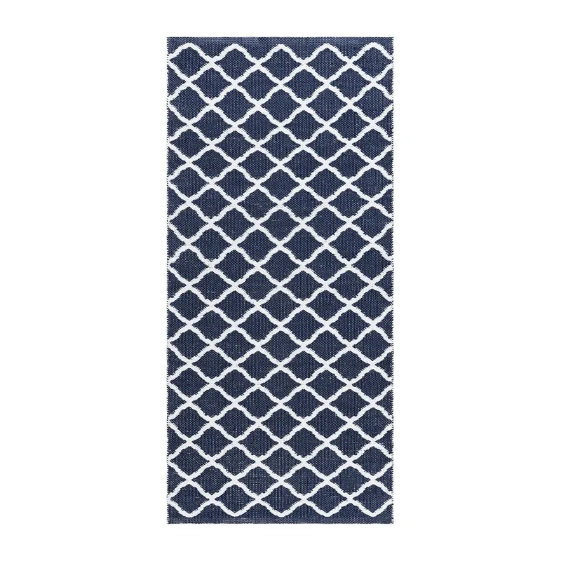 Plastmatta Hilma Wave, 70x300 cm, Blå