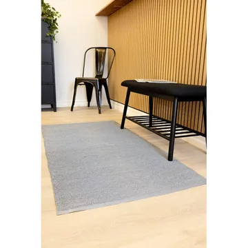 Plastmatta Hilma Plain - 70x200 cm, Grå - Textil & mattor - Mattor - Modern matta - Wiltonmattor