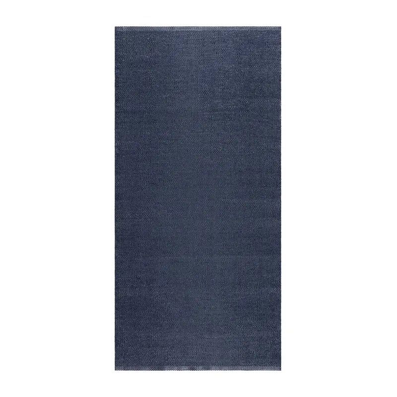Plastmatta Hilma Plain - 70x150 cm, Blå - Textil & mattor - Mattor - Modern matta - Wiltonmattor