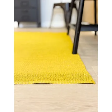 Plastmatta Hilma Plain - 70x200 cm, Gul - Textil & mattor - Mattor - Modern matta - Wiltonmattor