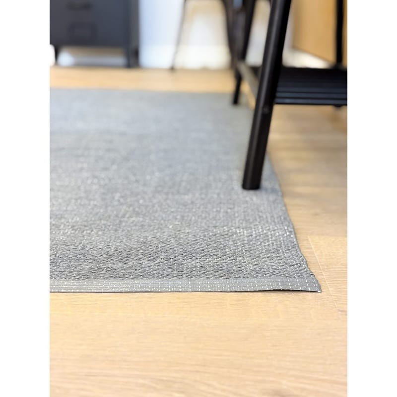 Plastmatta Hilma Plain - 70x200 cm, Grå - Textil & mattor - Mattor - Modern matta - Wiltonmattor