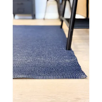 Plastmatta Hilma Plain - 70x150 cm, Blå - Textil & mattor - Mattor - Modern matta - Wiltonmattor