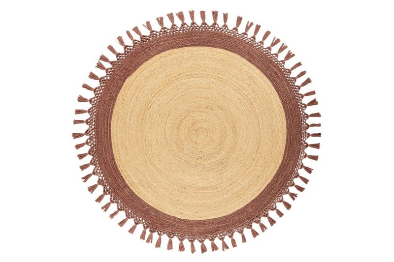 Plattvävd Marts - Beige, brun, 140x140 cm - Textil & mattor - Mattor - Modern matta - Sisalmattor