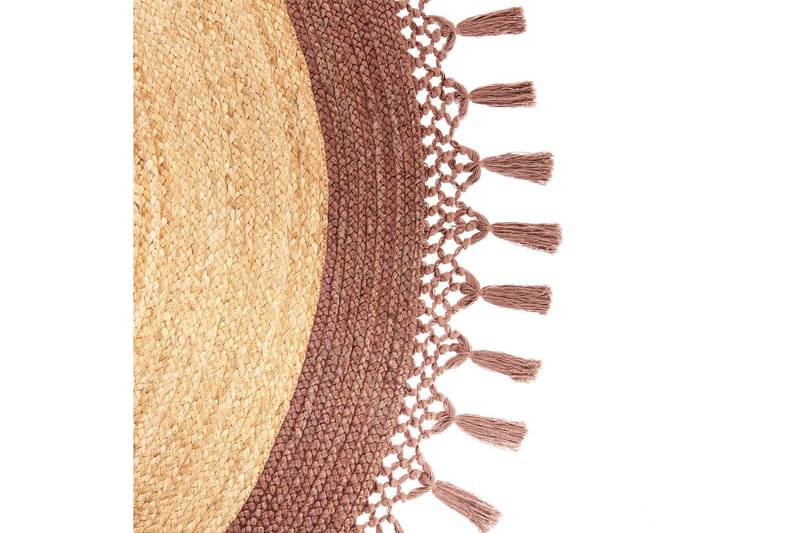 Plattvävd Marts - Beige, brun, 140x140 cm - Textil & mattor - Mattor - Modern matta - Sisalmattor