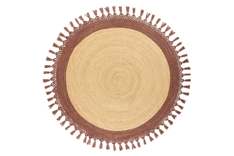 Plattvävd Marts - Beige, brun, 140x140 cm - Textil & mattor - Mattor - Modern matta - Sisalmattor