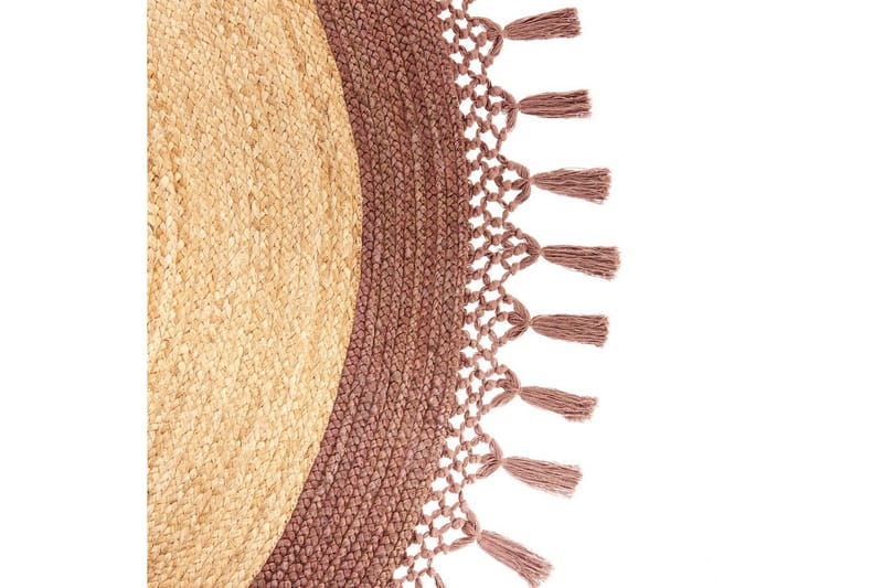 Plattvävd Marts - Beige, brun, 140x140 cm - Textil & mattor - Mattor - Modern matta - Sisalmattor